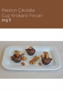 org 5 Passion Çikolata Cup Krokanlı Fincan