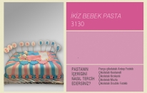 İkiz Bebek Pasta 