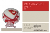 1417 Kalp Kurabiyeli Pasta